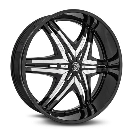 Diablo Wheels DE-281BLNK1578XLB – Diablo Elite 28×10 Gloss Black