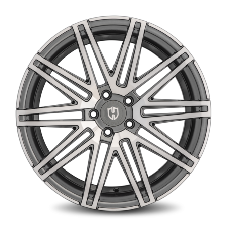 Curva Concepts C48-20105BLNK4073GMMF – C48 20×10.5 Blank 40 73.1 Gun Metal Machine Face