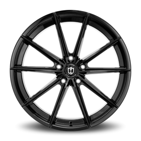 Curva Concepts CFF46-221051304571BLK – CFF46 22×10.5 5×130 45 71.5 Gloss Black