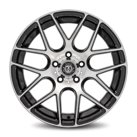 Curva Concepts C7-18801203572BMF – C7 18×8 5×120 35 72.6 Gloss Black Machine Face