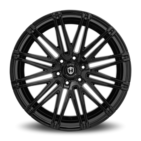 Curva Concepts C48-229561203573B – C48 22×9.5 6×120 35 73.1 Gloss Black