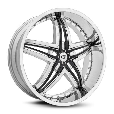 Diablo Wheels G1-241BLNK1273 – Gianna Blitz 24×10 Chrome