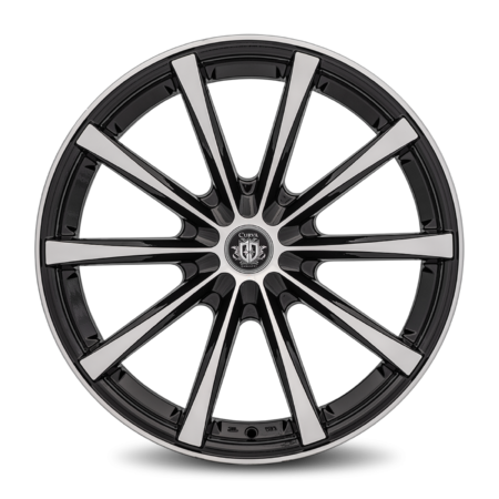 Curva Concepts C018-1990BLNK3873BMF – C10N 19×9 Blank 38 73.1 Gloss Black Machine Face