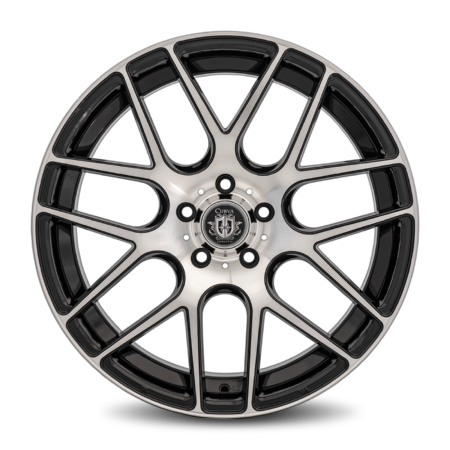 Curva Concepts C7-20951144073BMF – C7 20×9.5 5×114.3 40 73.1 Gloss Black Machine Face