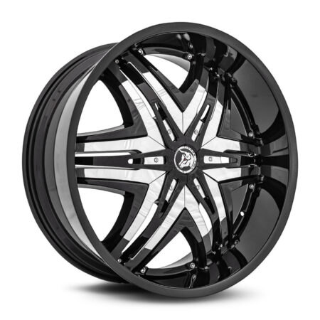 Diablo Wheels DE-241BLNK1278XLB – Diablo Elite 24×10 Gloss Black