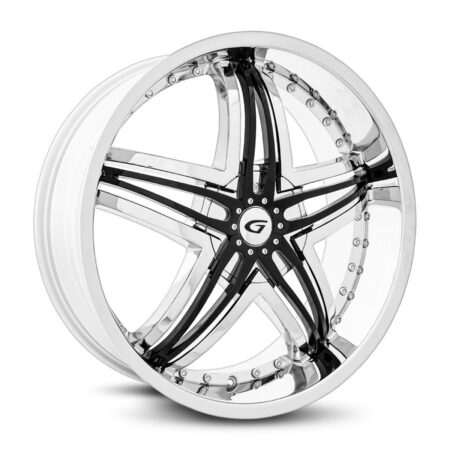 Diablo Wheels G1-228BLNK3873 – Gianna Blitz 22×8.5 Chrome