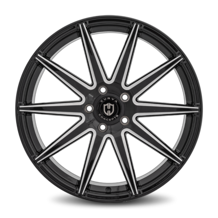 Curva Concepts C49-221051144073BMW – C49 22×10.5 5×114.3 40 73.1 Gloss Black Milled