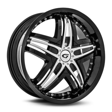 Diablo Wheels G1-209BLNK3573B – Gianna Blitz 20×9.5 Gloss Black