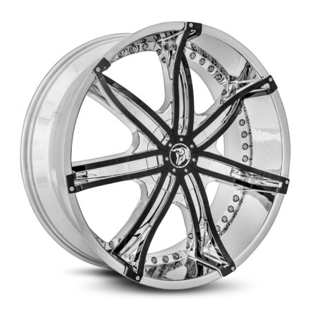 Diablo Wheels DNA-241BLNK1273 – Diablo DNA 24×10 Chrome