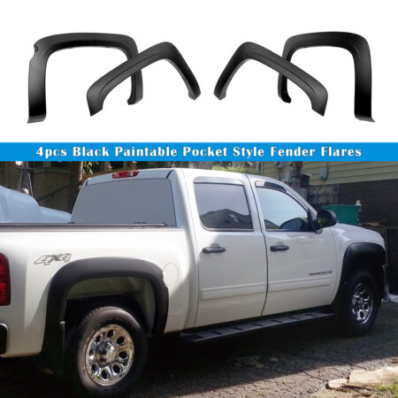 APS FF03RJJ6SK – Rugged OE Style Smooth Fender Flare Set