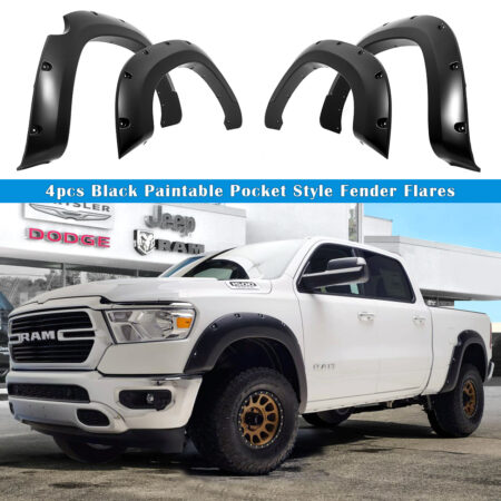 APS FF04BJA9SK – Pocket Dimple Style Smooth Fender Flare Set