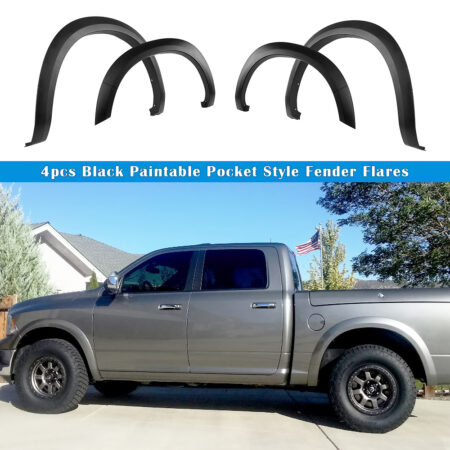 APS FF04RJJ9SK – Rugged OE Style Smooth Fender Flare Set