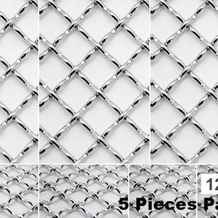 APS GR01GJJ12T – (1) Piece 16″ x 48″ Polished Wire Mesh Grille