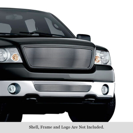 APS GR06HGI25S – Polished Stainless Steel Horizontal Billet Main Upper & Lower Bumper Grille