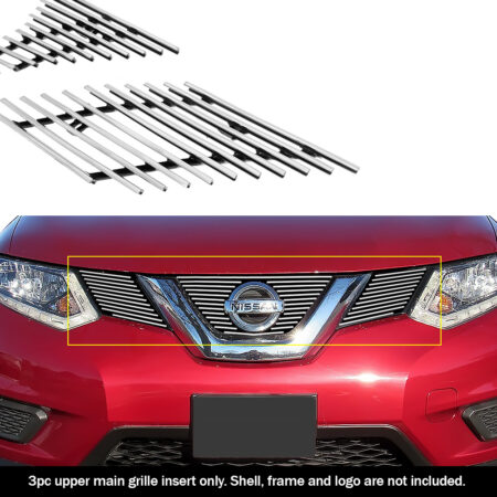 APS GR14FFC87A – Main Upper Polished Aluminum Horizontal Billet Grille