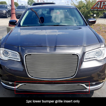 APS GR18FFC79A – Lower Bumper Polished Aluminum Horizontal Billet Grille