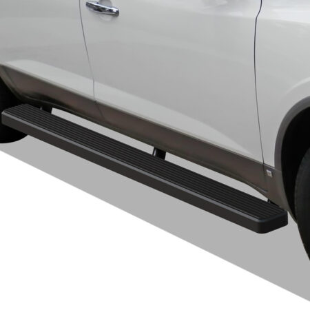 APS IB03EAC3B – 5-Inch Door-to-Door Black iStep Side Steps – Pair