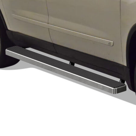 APS IB03EAC3C – 5-Inch Door-to-Door Hairline iStep Side Steps – Pair