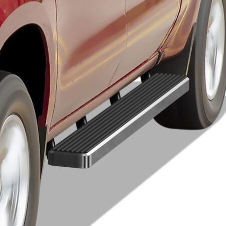 APS IB03EAG1A – 5-Inch Door-to-Door Hairline iStep Side Steps – Pair