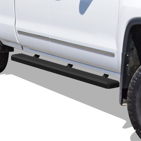 APS IB03EAI5H – 5-Inch Door-to-Door Black iStep Side Steps – Pair