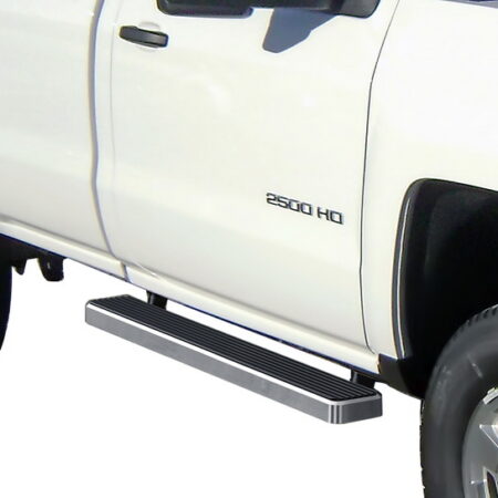 APS IB03EAI6A – 5-Inch Door-to-Door Hairline iStep Side Steps – Pair