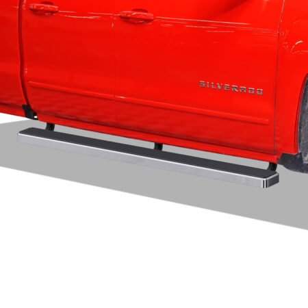 APS IB03EBI5A – 5-Inch Door-to-Door Hairline iStep Side Steps – Pair