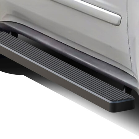 APS IB03EBJ2B – 5-Inch Door-to-Door Black iStep Side Steps – Pair