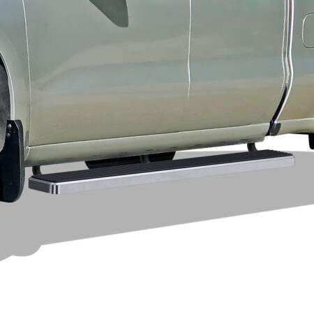 APS IB03FBI5A – 6-Inch Door-to-Door Hairline iStep Side Steps – Pair