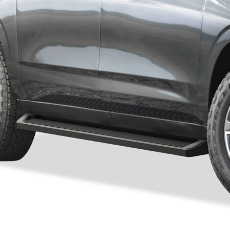 APS IB03RBB2B – 6-Inch Door-to-Door Black Running Boards – Pair