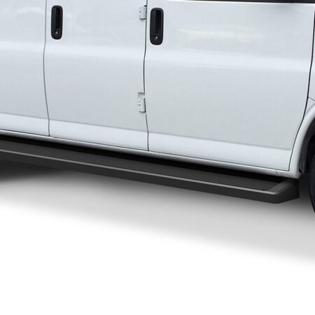 APS IB03RDJ0B – 6-Inch Door-to-Door Black Running Boards – Pair