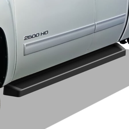 APS IB03RJJ4B – 6-Inch Door-to-Door Black Running Boards – Pair