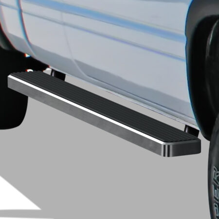 APS IB04FJD6A – 6-Inch Door-to-Door Hairline iStep Side Steps – Pair