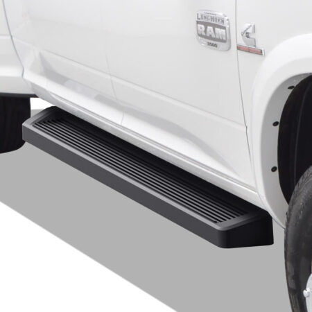 APS IB04RBJ9B – 6-Inch Door-to-Door Black Running Boards – Pair