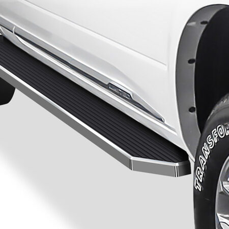 APS IB04RBJ9Y – H-Style Door-to-Door Polished Running Boards – Pair