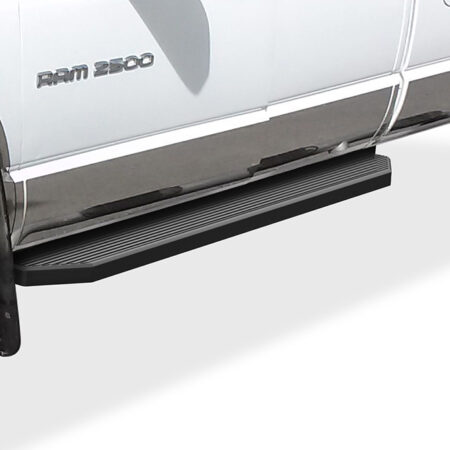 APS IB04RJJ2H – H-Style Door-to-Door Black Running Boards – Pair