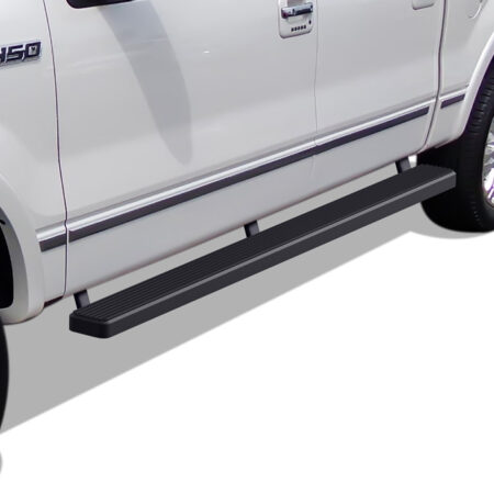 APS IB06EAG7H – 5-Inch Door-to-Door Black iStep Side Steps – Pair