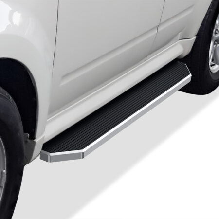 APS IB06RAC6Y – H-Style Door-to-Door Polished Running Boards – Pair