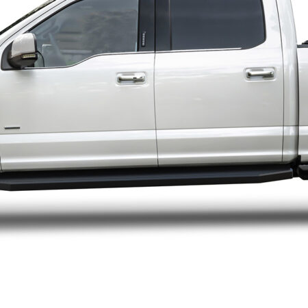 APS IB06RAG5H – H-Style Door-to-Door Black Running Boards – Pair