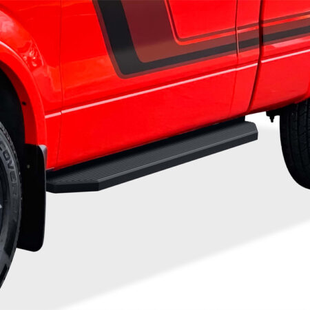 APS IB06RBA2H – H-Style Door-to-Door Black Running Boards – Pair