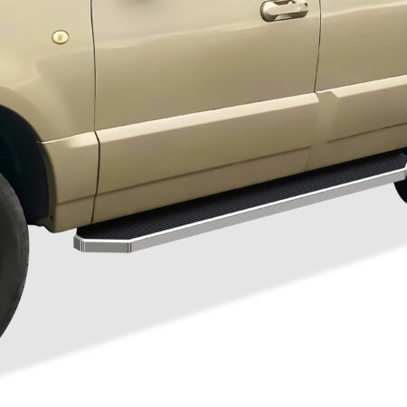 APS IB06RIB2Y – H-Style Door-to-Door Polished Running Boards – Pair