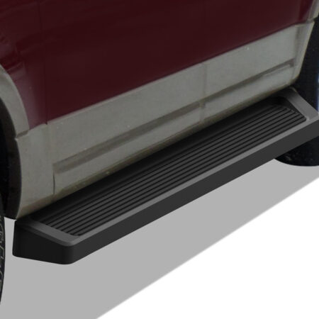 APS IB06RIB5B – 6-Inch Door-to-Door Black Running Boards – Pair