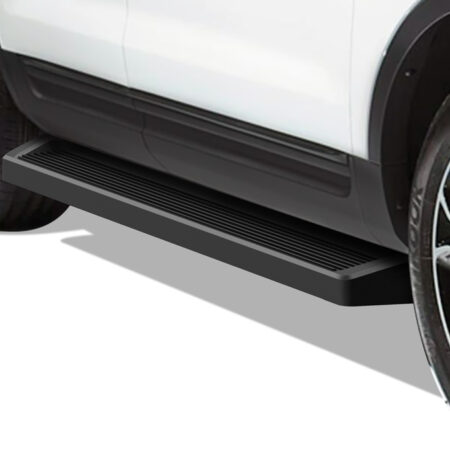 APS IB06RIB7B – 6-Inch Door-to-Door Black Running Boards – Pair