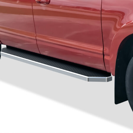 APS IB06RJB8Y – H-Style Door-to-Door Polished Running Boards – Pair