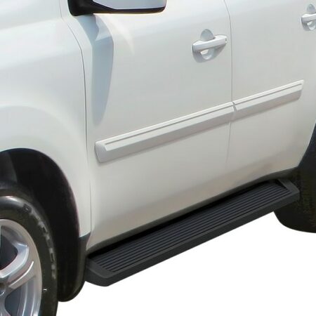 APS IB08RIG0B – 6-Inch Door-to-Door Black Running Boards – Pair