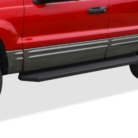 APS IB10RIF1H – H-Style Door-to-Door Black Running Boards – Pair