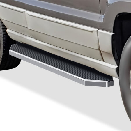 APS IB10RIF1Y – H-Style Door-to-Door Polished Running Boards – Pair