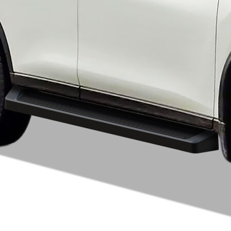 APS IB14RBF9B – 6-Inch Door-to-Door Black Running Boards – Pair