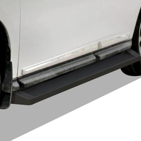 APS IB14RIE2B – 6-Inch Door-to-Door Black Running Boards – Pair