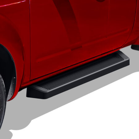 APS IB14RJI4B – 6-Inch Door-to-Door Black Running Boards – Pair