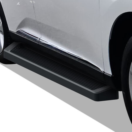 APS IB20RIG1B – 6-Inch Door-to-Door Black Running Boards – Pair